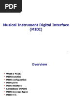 Musical Instrument Digital Interface (MIDI)