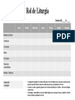 Rol de Liturgia