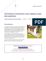 Construire Cabane en Palettes PDF