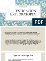 Investigación Exploratoria