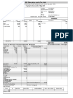 Payslip For The Month of May 2020: Earnings Deductions