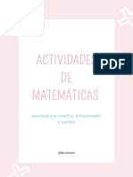 Actividades de Matemáticas