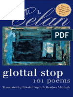 Celan, Paul - Glottal Stop (Wesleyan, 2004) PDF