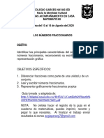 Guia de Fraccionarios 10 - 14 Agosto.