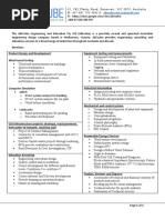 Services:: Product Design and Development Equipment Testing and Measurements