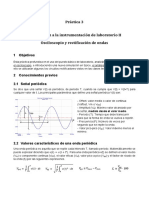 Osciloscopio y Rectificacion de Ondas