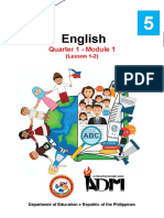 English: Quarter 1 - Module 1