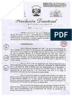 Directriva 01-15-2018 Sobre Documentos de Legajo PNP