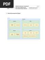 Vista de Descomposición (Cajas) :: Software Architecture. Workshop #1