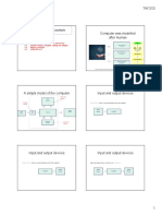 Computer Was Modelled After Human: Data Types, Variables, Constants