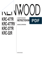 KRC-477R KRC-477RV KRC-377R KRC-32R: Instruction Manual