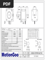 Motiongoo Stepper Motor Drawing-17HF13D6031