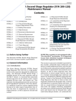 Balanced SCUBA Second Stage Regulator (P/N 200-120) Maintenance Manual