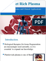 Platelet Rich Plasma: Basic Science and Clinical Applications