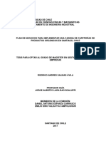 Plan de Negocios para Implementar Una Cadena de Cafeterías de Productos Organicos en Santiago