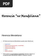 Herencia "No Mendeliana"