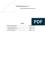 MT53RS Modbus Communication Protocol RS485