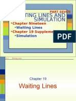 Chap 19 Waiting Lines and Simulation