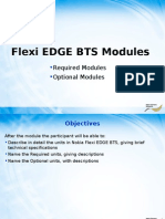 Flexi EDGE BTS Modules: Required Modules Optional Modules