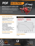 Pfp-6Hpvgd-M-Twin: Briggs & Stratton Powered Pump