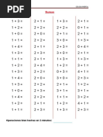 Sumas Restas Multiplicación Rapidez