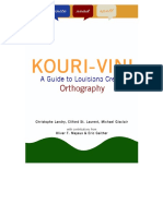 3C. Language - Kouri-Vini Orthography Guide