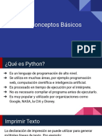 Python - Conceptos Básicos