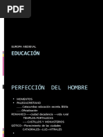 Educacion en La Edad Media