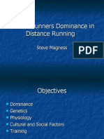 African Runners Dominance in Distance Running