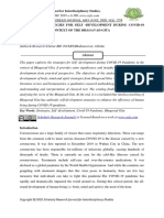 A Study of Strategies For Self - Development During Covid-19 Pandemic in The Context of The Bhagavad Gita