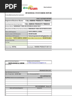 Business Customer Information Form