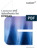 Clariant Brochure Catalysts and Adsorbents For Syngas 2017 EN