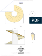 3D Spiral Staircase Calculator - Building Materials & Spiral Staircase Dimensions Calculator Online - Perpendicular - Pro