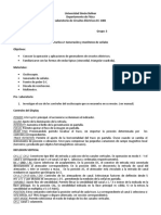 Lab de Circuitos Electricos. Practica 2 Generación y Monitoreo de Señales