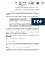 ¿Qué Es Planificación de Requerimientos de Materiales O MRP?