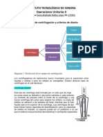 Equipos de Centrifugación y Criterios de Diseño