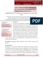 Validated Stability Indicating HPLC Method For Determination of Process Related Impurities in Empagliflozin Drug Substances