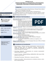 Formation: Technicien Spécialisé en Automatisation Et Instrumentions Industrielles / Electrique Et Energies Renouvelables