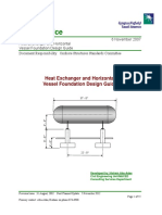 Best Practice: Heat Exchanger and Horizontal Vessel Foundation Design Guide