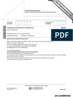 Cambridge International General Certificate of Secondary Education