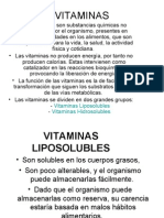 Vitaminas Liposolubles