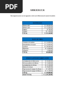 Ejercicios 1 y 2 Costos