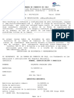 3-Certificado Camara de Comercio Cali Demanda