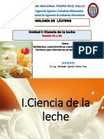 Sesion 1 y 2 - Tecnologia de Lacteos