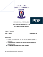 2014 Final Examnamibian P191PRE MEDICAL FOUNDATION