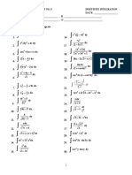 Basic Calculus Worksheet No. 9 Indefinite Integration: r+2) R DR