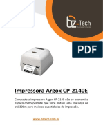 Impressora Argox CP 2140e