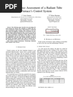 Performance Assessment of A Radiant Tube Furnace's Control System