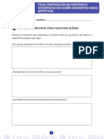 TALLER DBA 12 Proposición de Hipótesis de Interpretación Sobre Diferentes Obras Artísticas