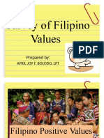 Survey of Filipino Values: Prepared by